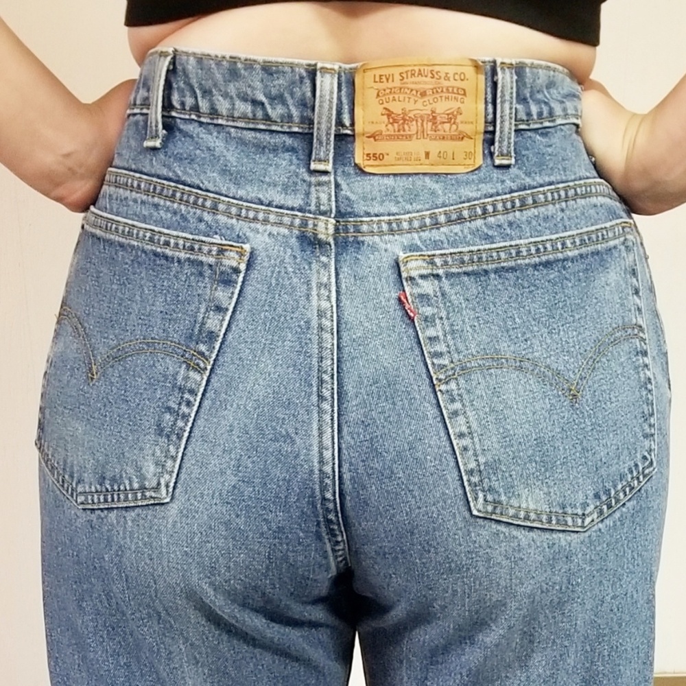 Levi's 550 High waisted dad jeans - Picture 2 of 4